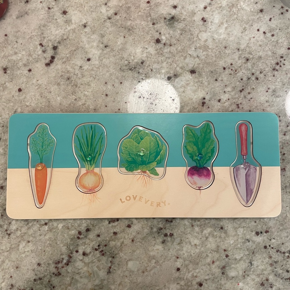 Lovevery Wooden Vegetable Puzzle